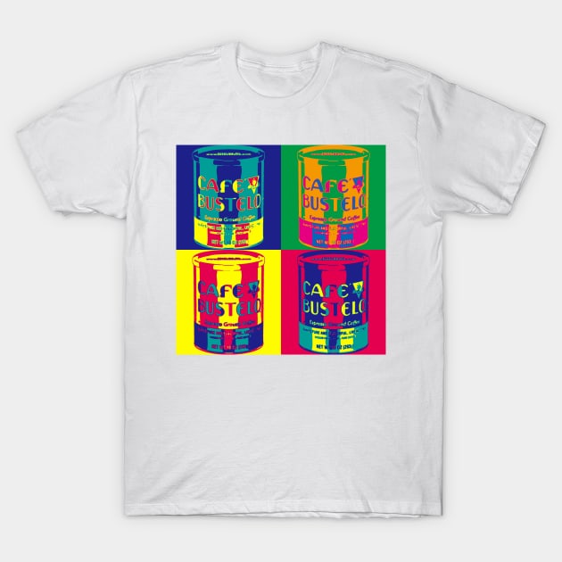 Cafe Bustelo Pop Art T-Shirt by lilyvtattoos